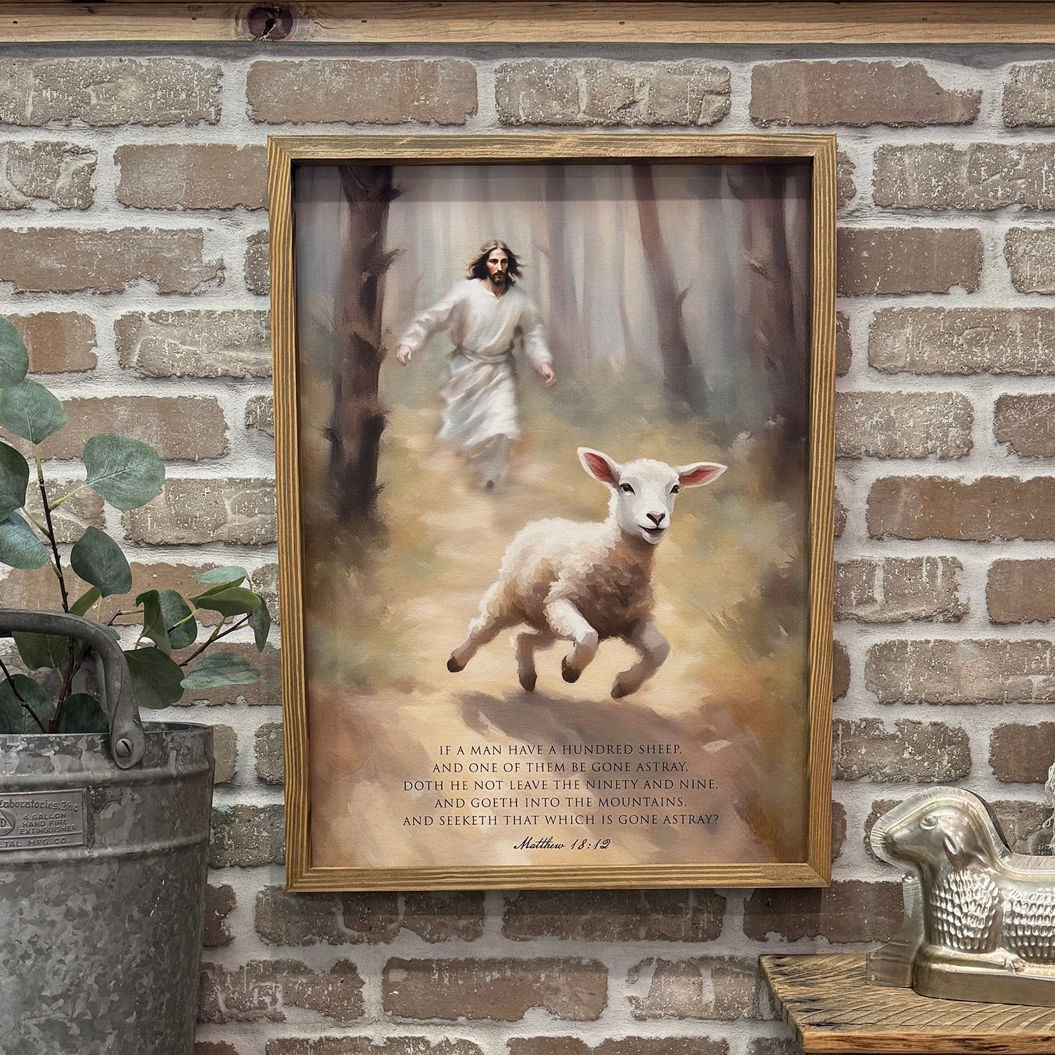 Jesus Christ Home Decor Wood Sign