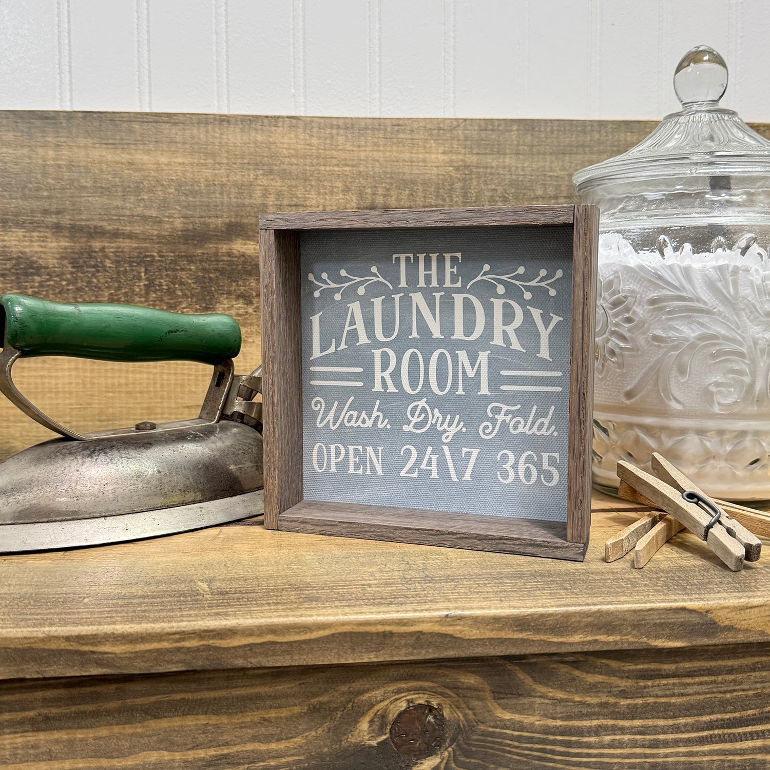 Laundry Wood Sign Home Decor