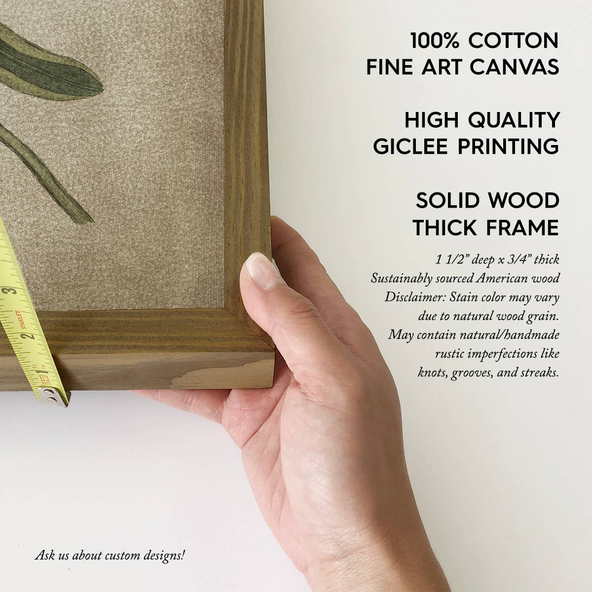 Snake & Yellow Flowers - Snake Canvas Art - Wood Framed Art