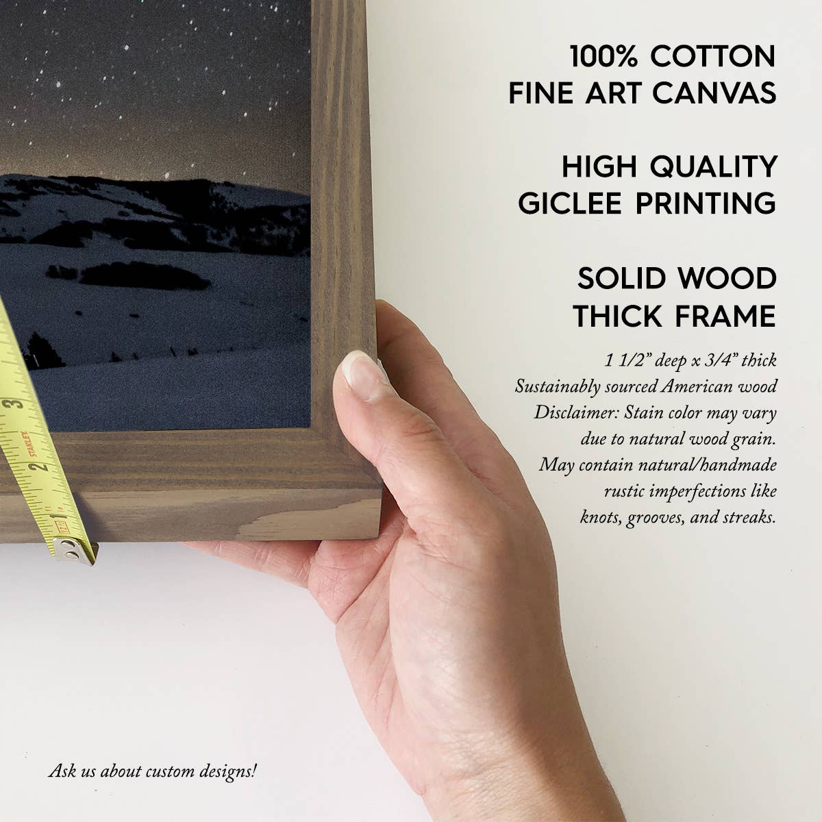 Perhaps This Is the Moment - Night Sky Canvas Art - Framed