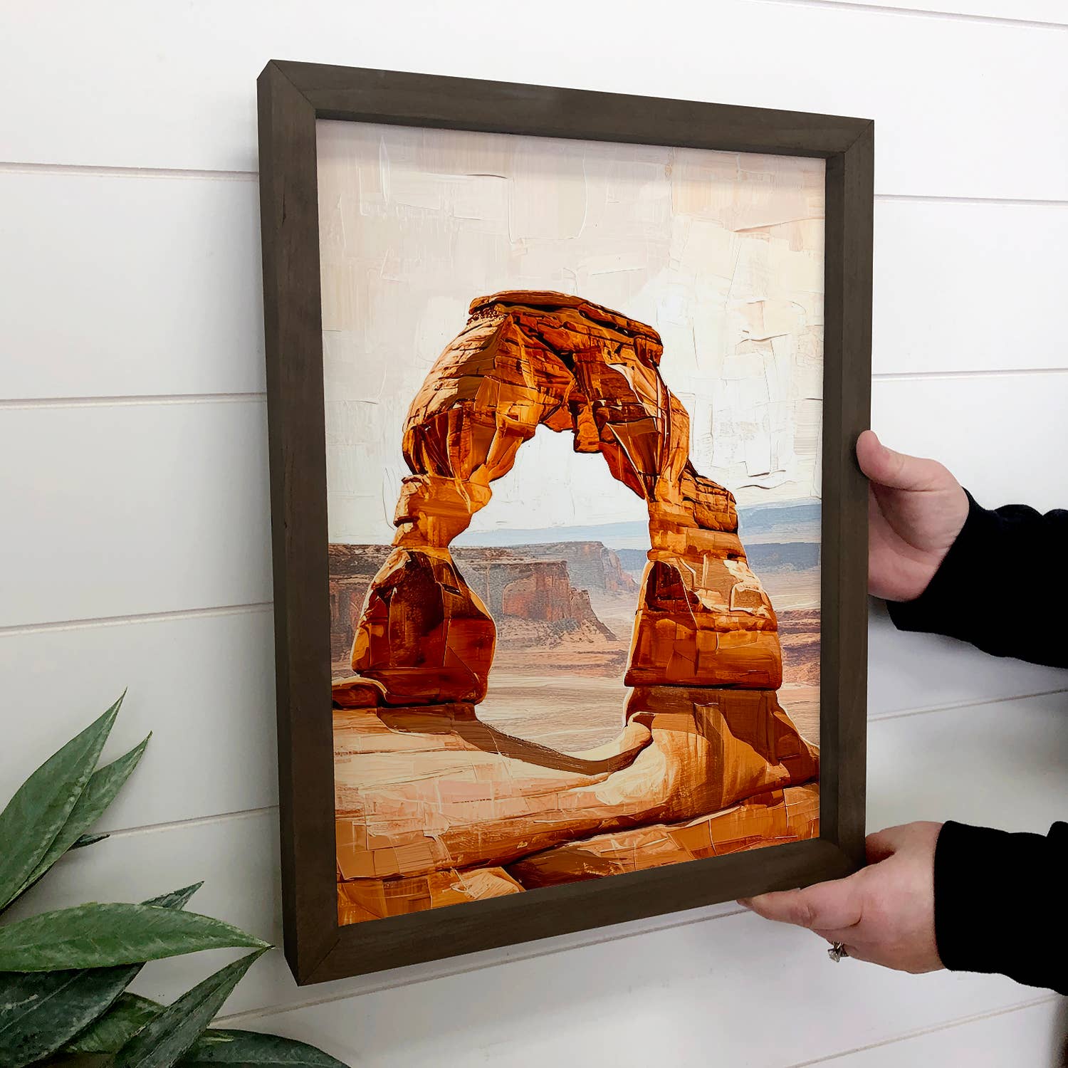 Delicate Arch Utah Redrocks - Landscape Canvas Art - Framed
