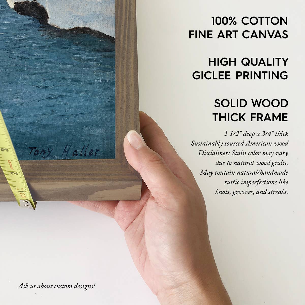 Snowy River - Winter Landscape Canvas Art - Wood Framed Art