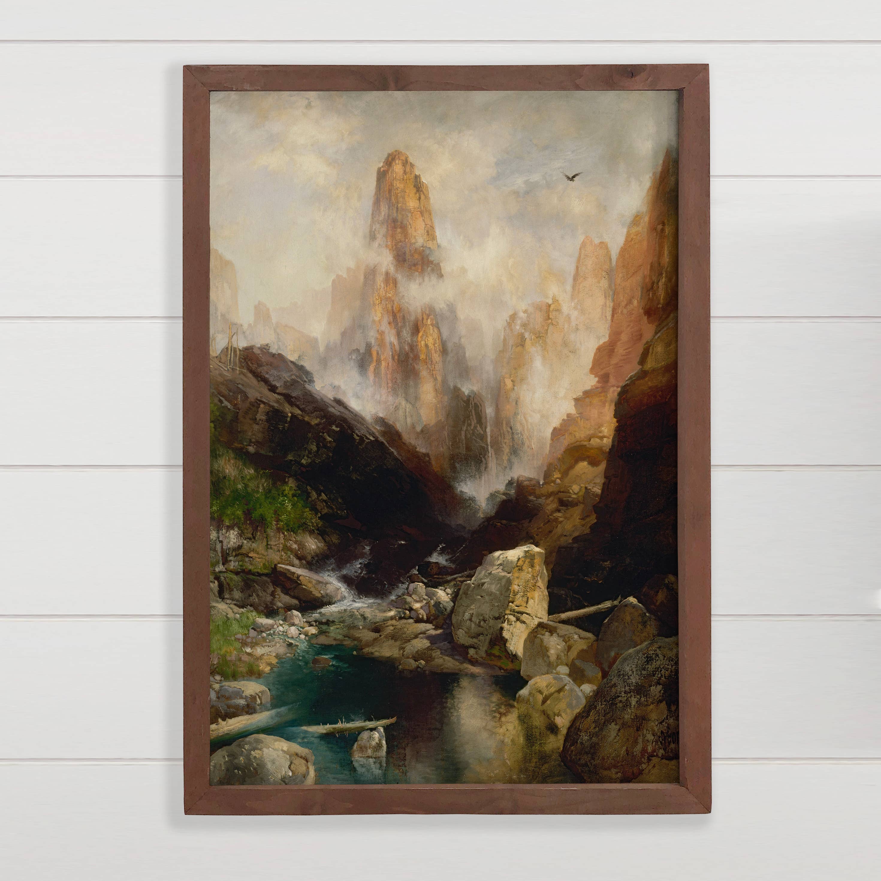 Kanab Canyon Utah - Red Rock Landscape Art - Wood Framed