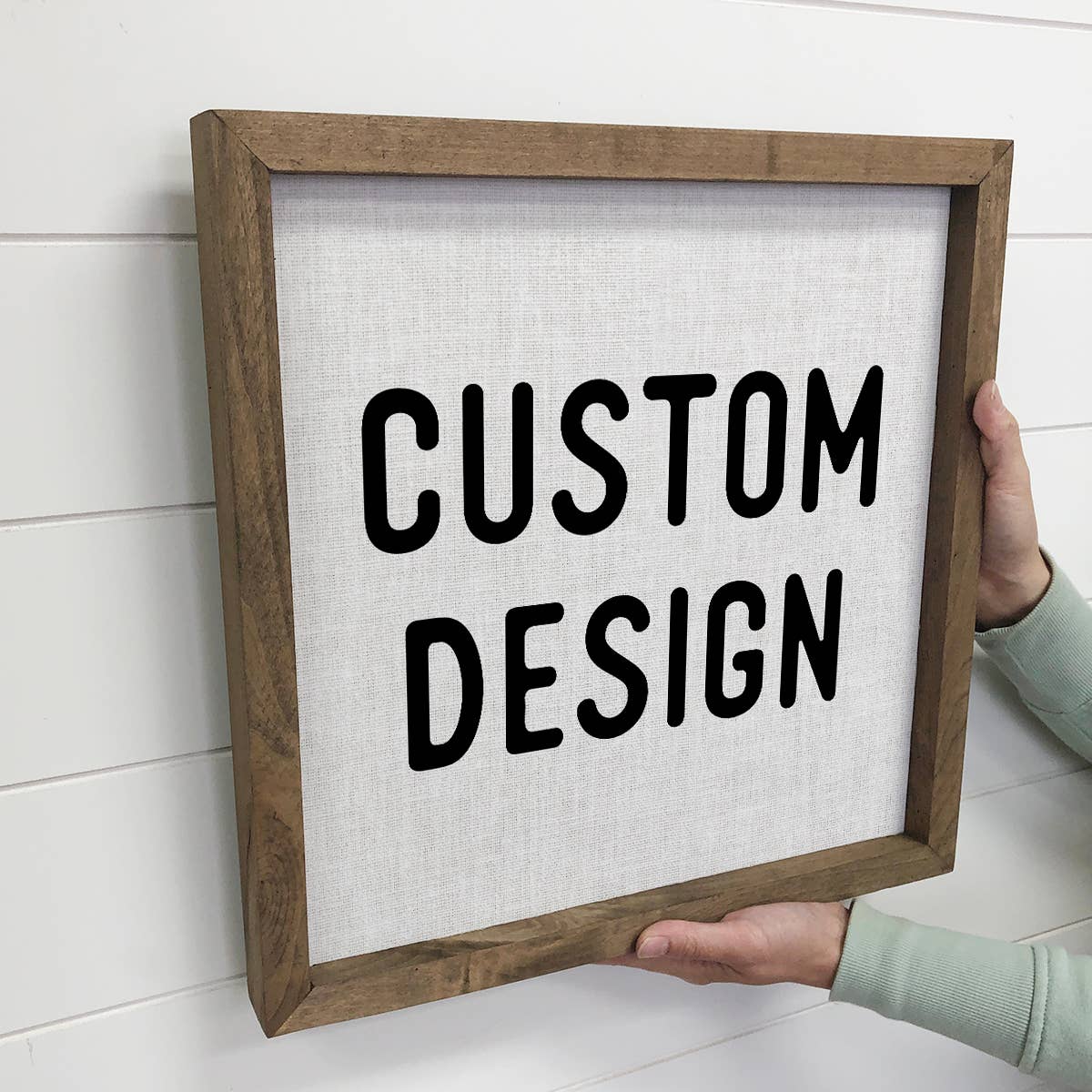 Custom Design - Square Mini Boxed and Thick Signs