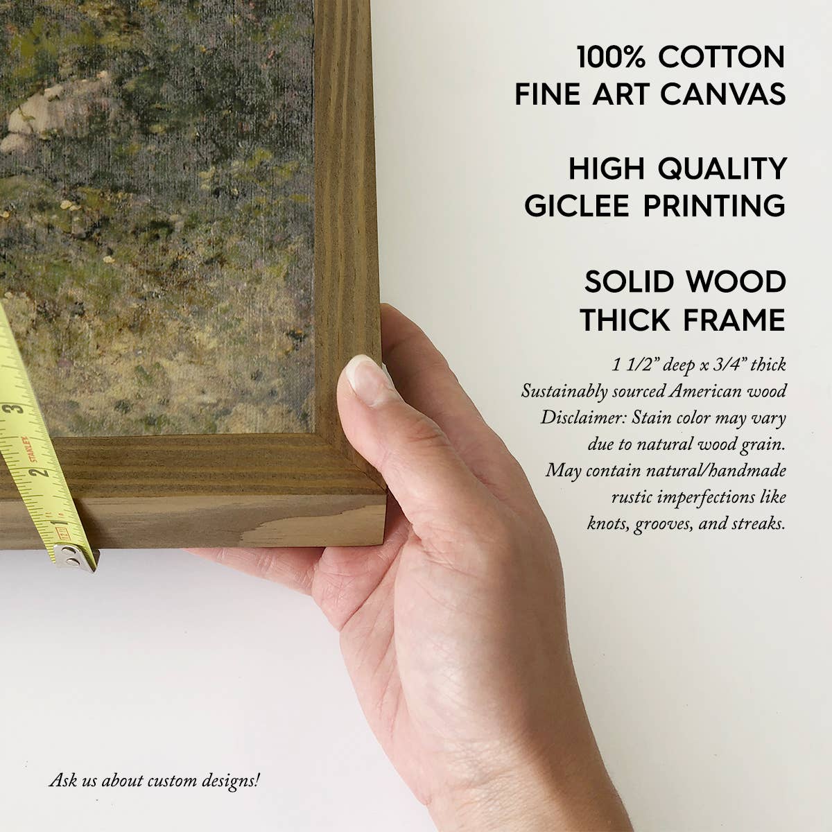 Hidden Path to the River - River Canvas Art - Wood Framed