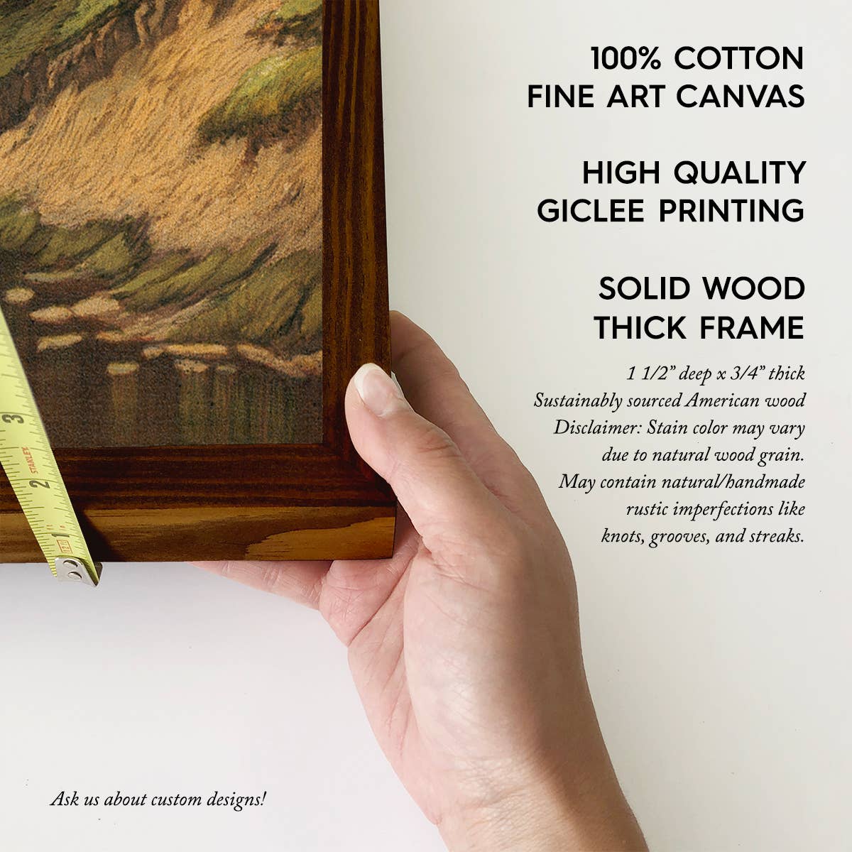 Fall at White Mountains - Mountain Canvas Art - Wood Framed