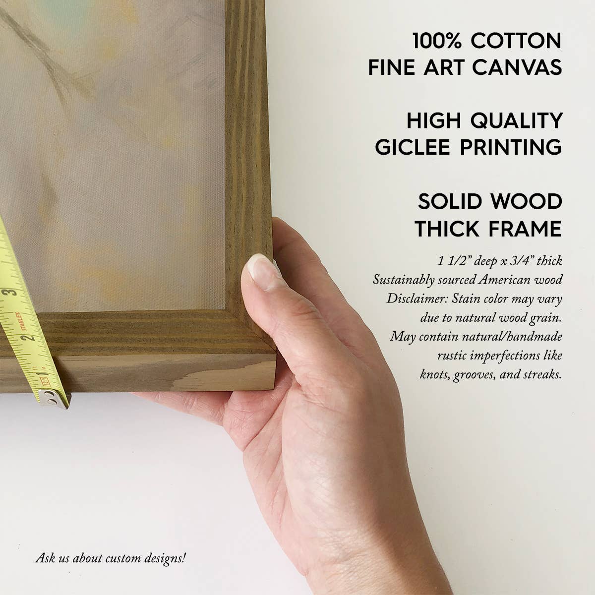 Lemon Branches Painting - Fruit Tree Canvas Art - Wood Frame