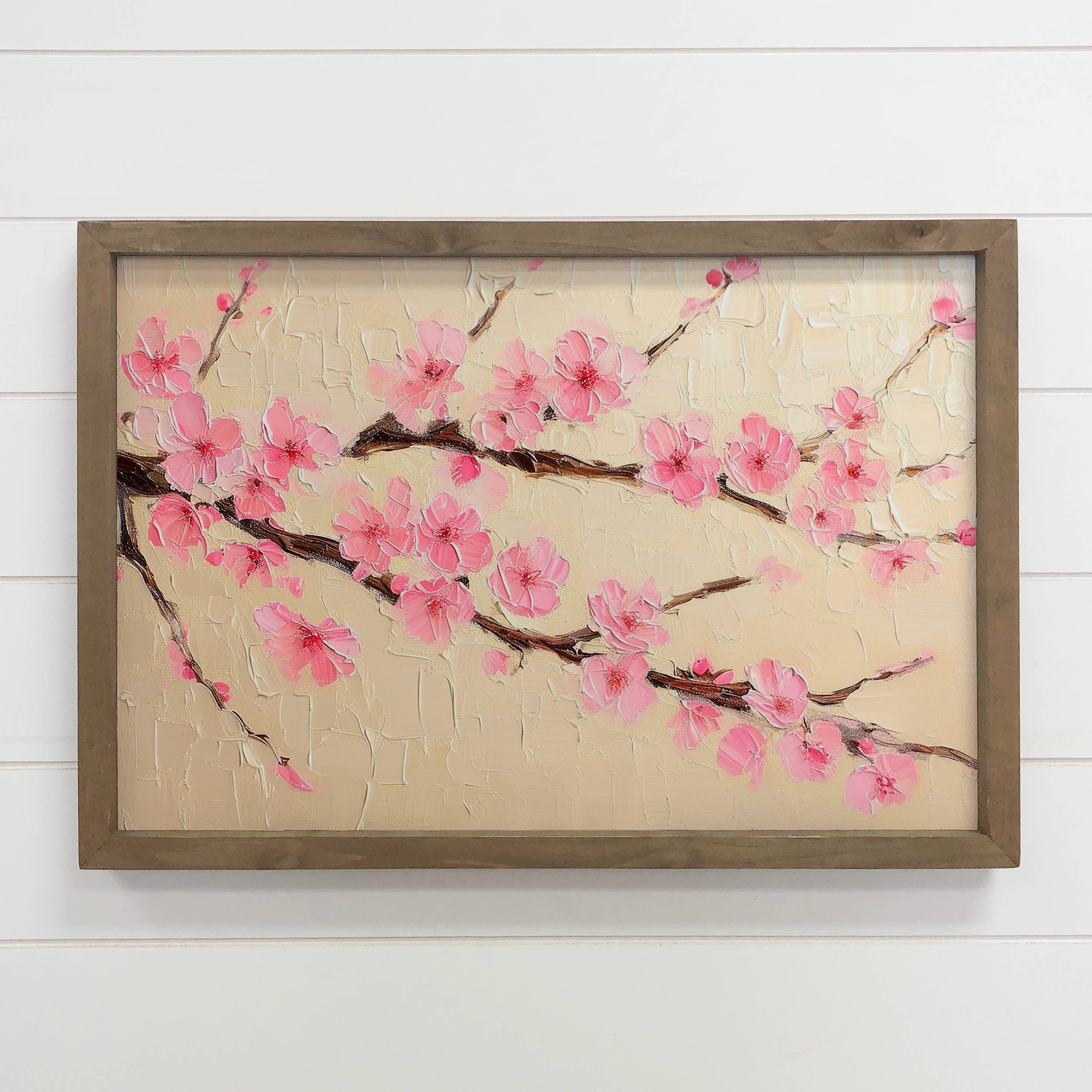 Sakura Cherry Blossoms - Nature Canvas Art - Wood Framed Art