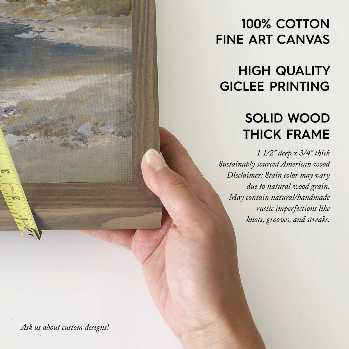 Gray Italian Mountain Lake - Mountain Landscape Canvas Art