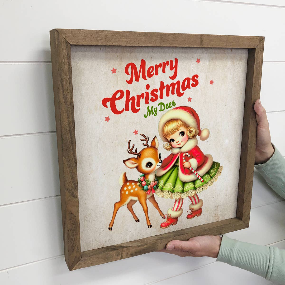 Vintage 1950's Merry Christmas My Deer - Vintage Christmas