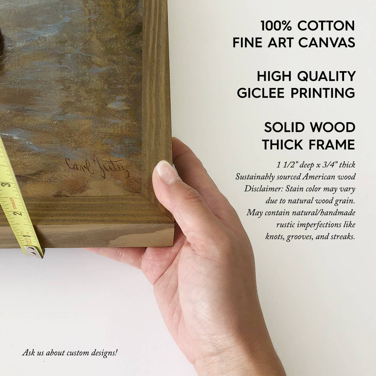 Vintage German Duck Painting - Duck Canvas Art - Wood Framed