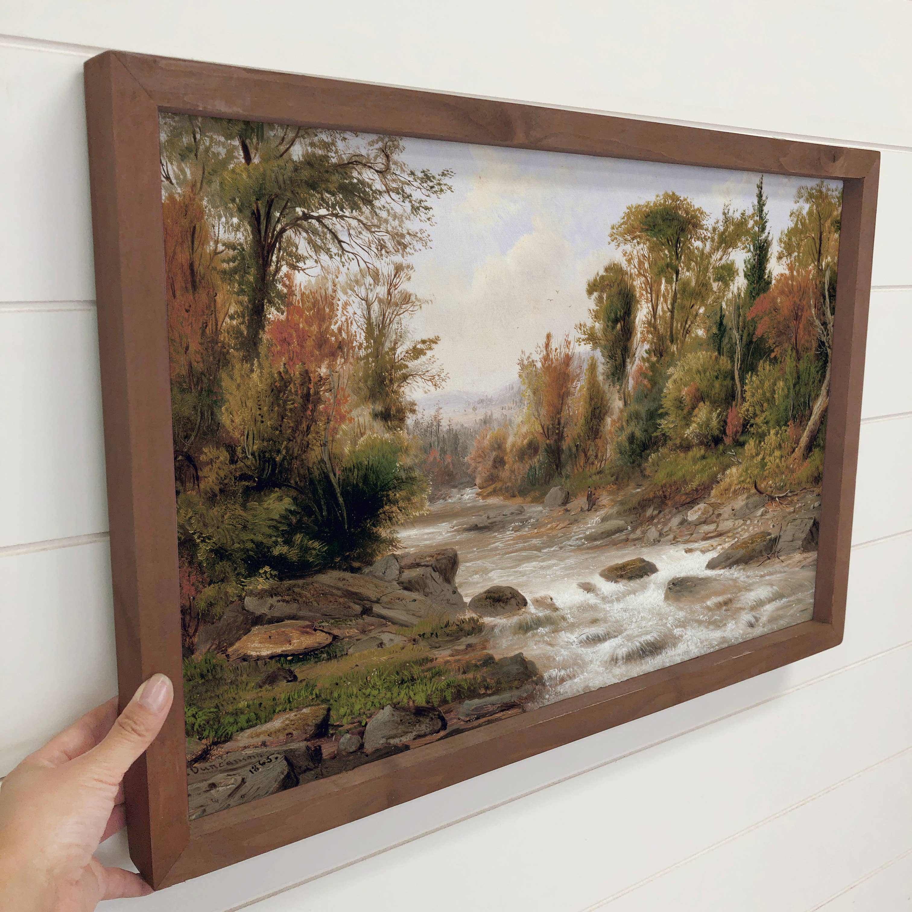 East Canada Landscape - Nature Landscape Canvas Art - Framed