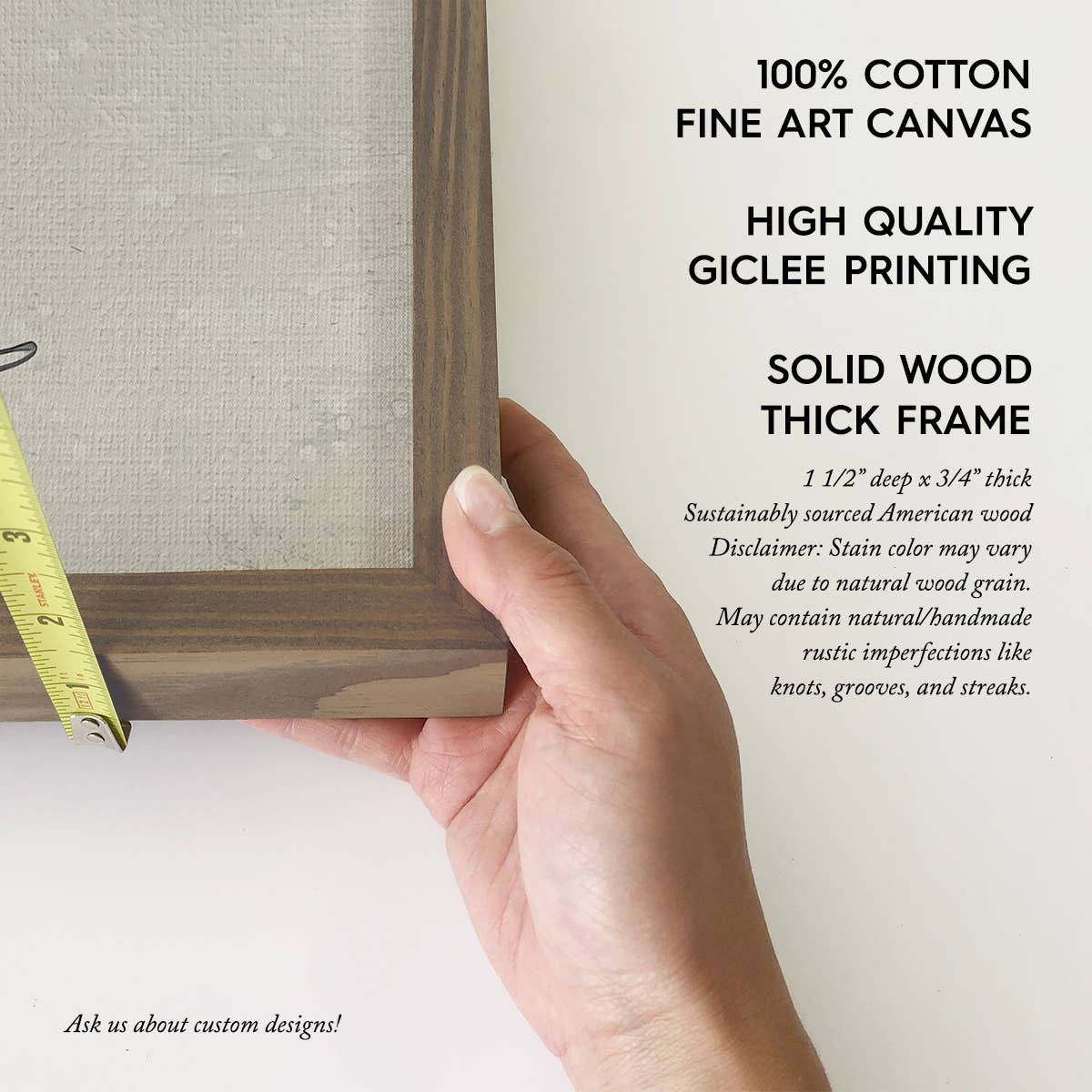 Ice Skating Bear - Cute Winter Animal Canvas Art - Framed