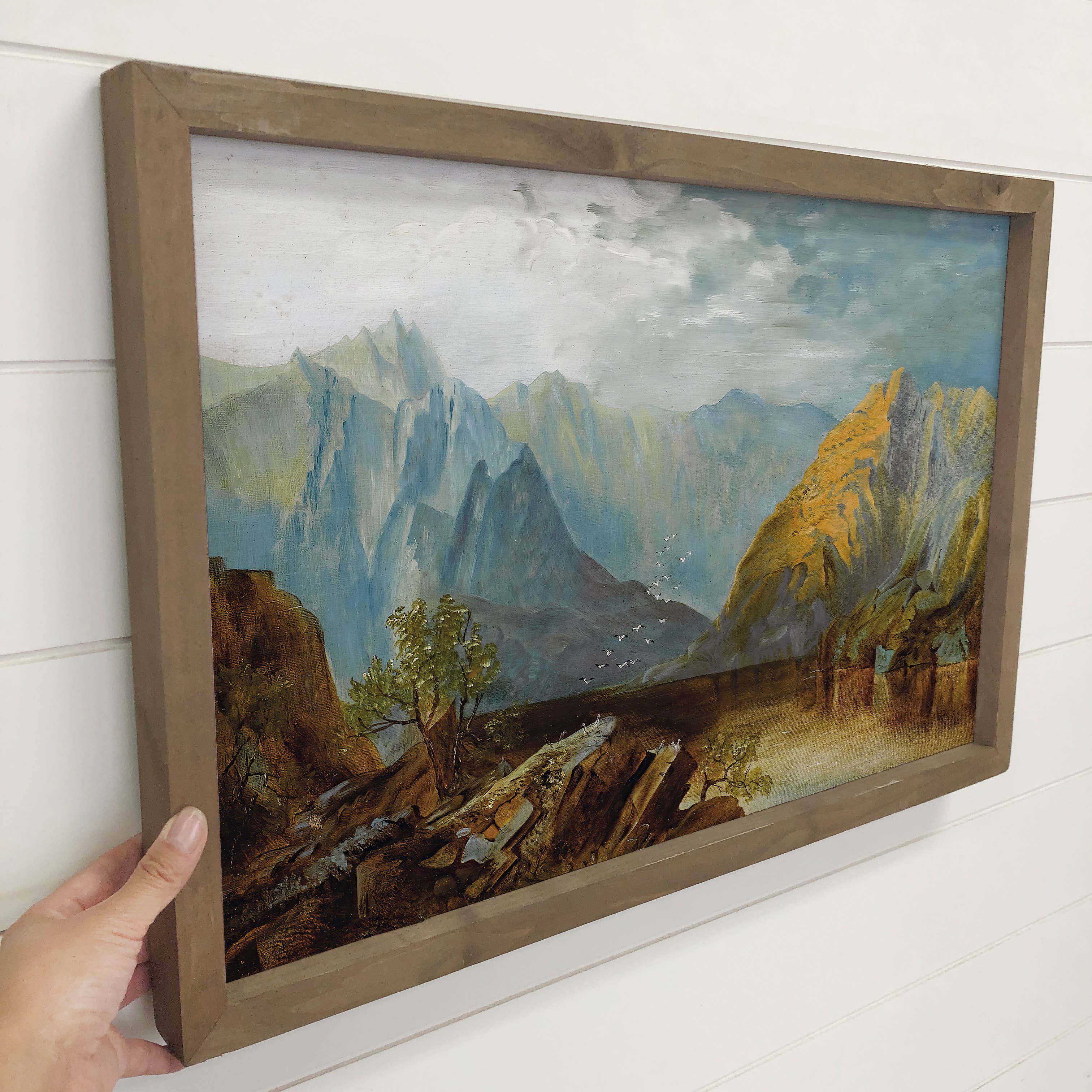 Weber River in Utah - Utah Landscape Canvas Art - Framed Art