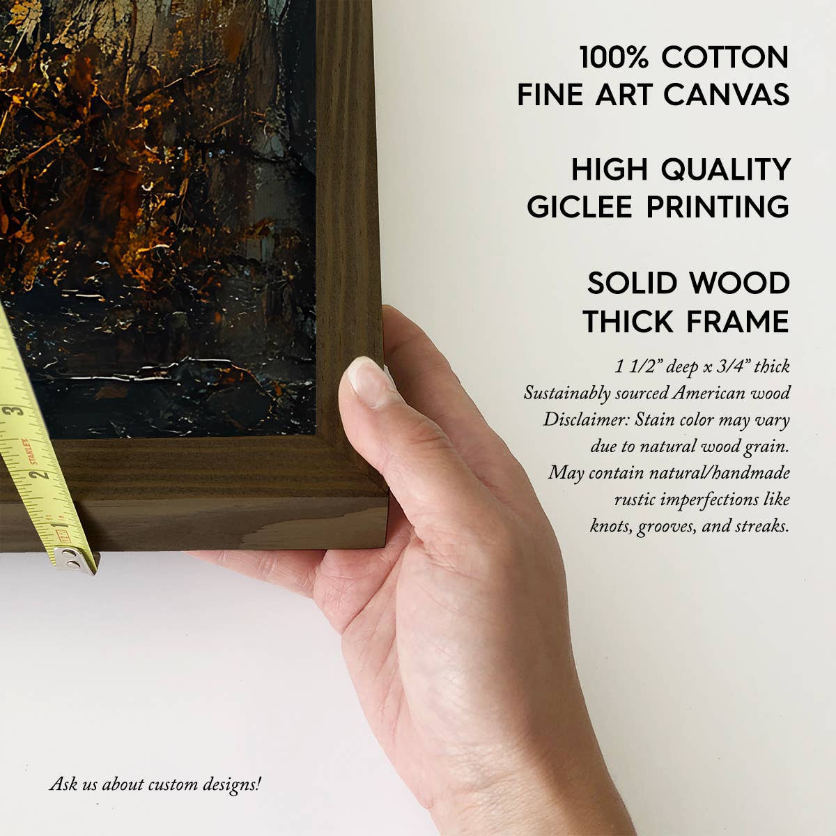 Witch Full Moon - Halloween Witch Canvas Art - Wood Framed