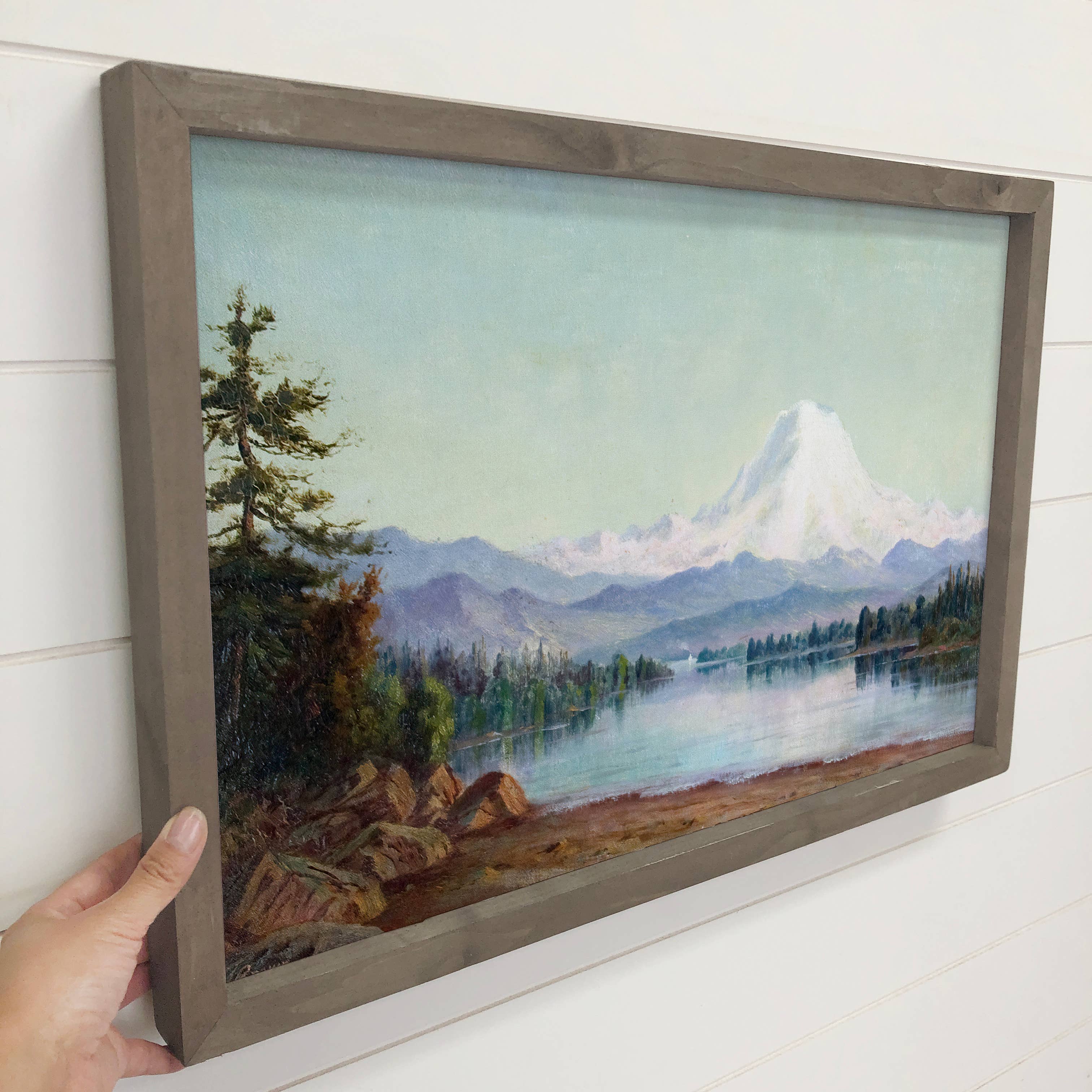 Mount Tacoma Washington - Mountain Landscape Canvas Art