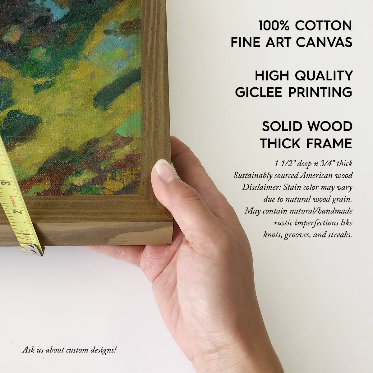 Purple Mountain Vistas - Mountain Canvas Art - Wood Framed