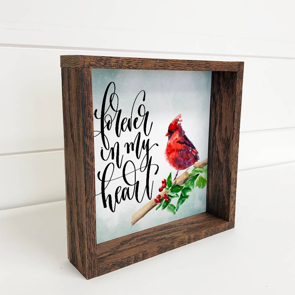 Forever in My Heart Cardinal Small Grief Gift