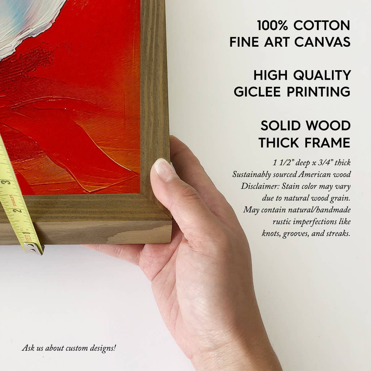 Colorful Seashell - Beach Canvas Art - Wood Framed Artwork