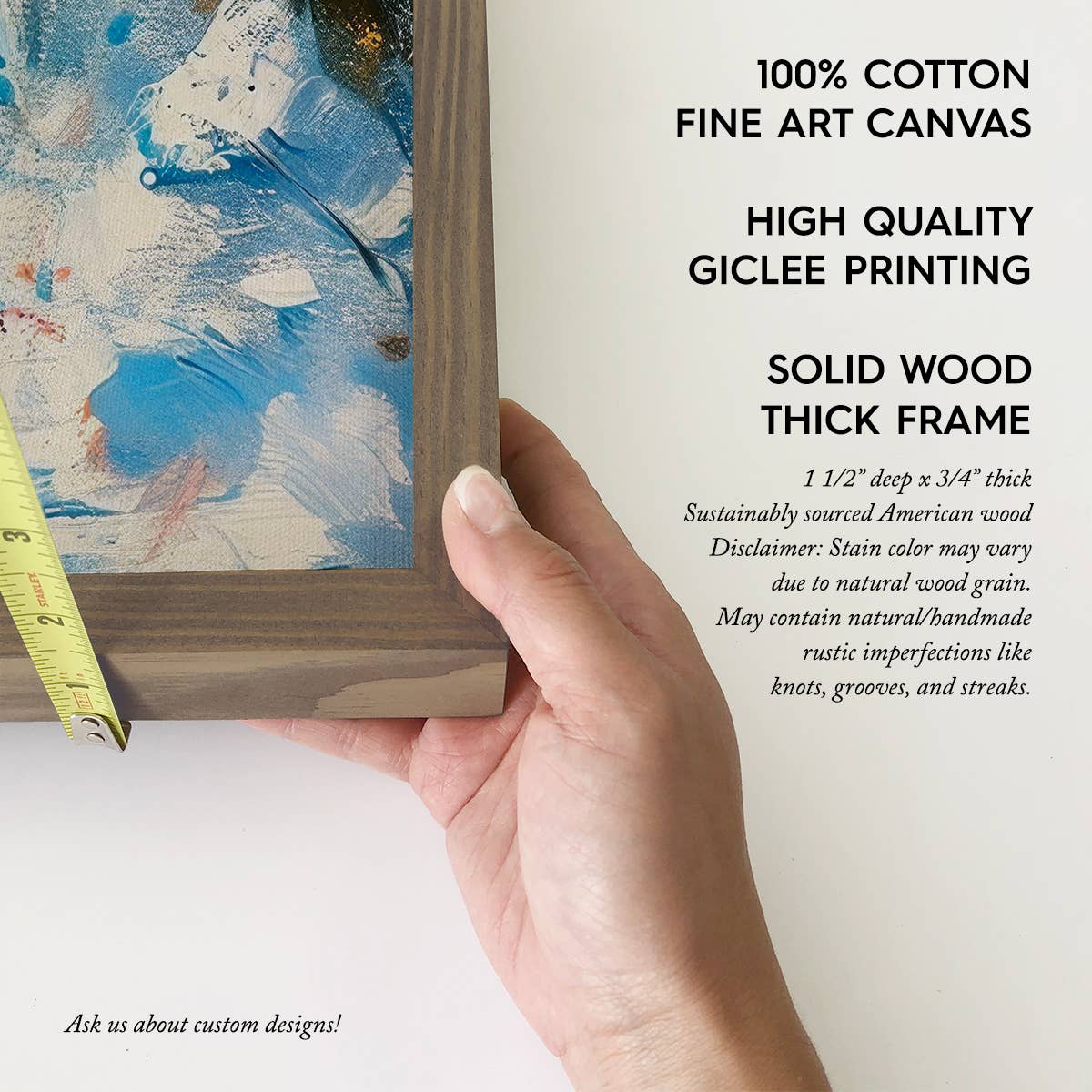 Santa Claus Walking in the Snow - Christmas Canvas Art