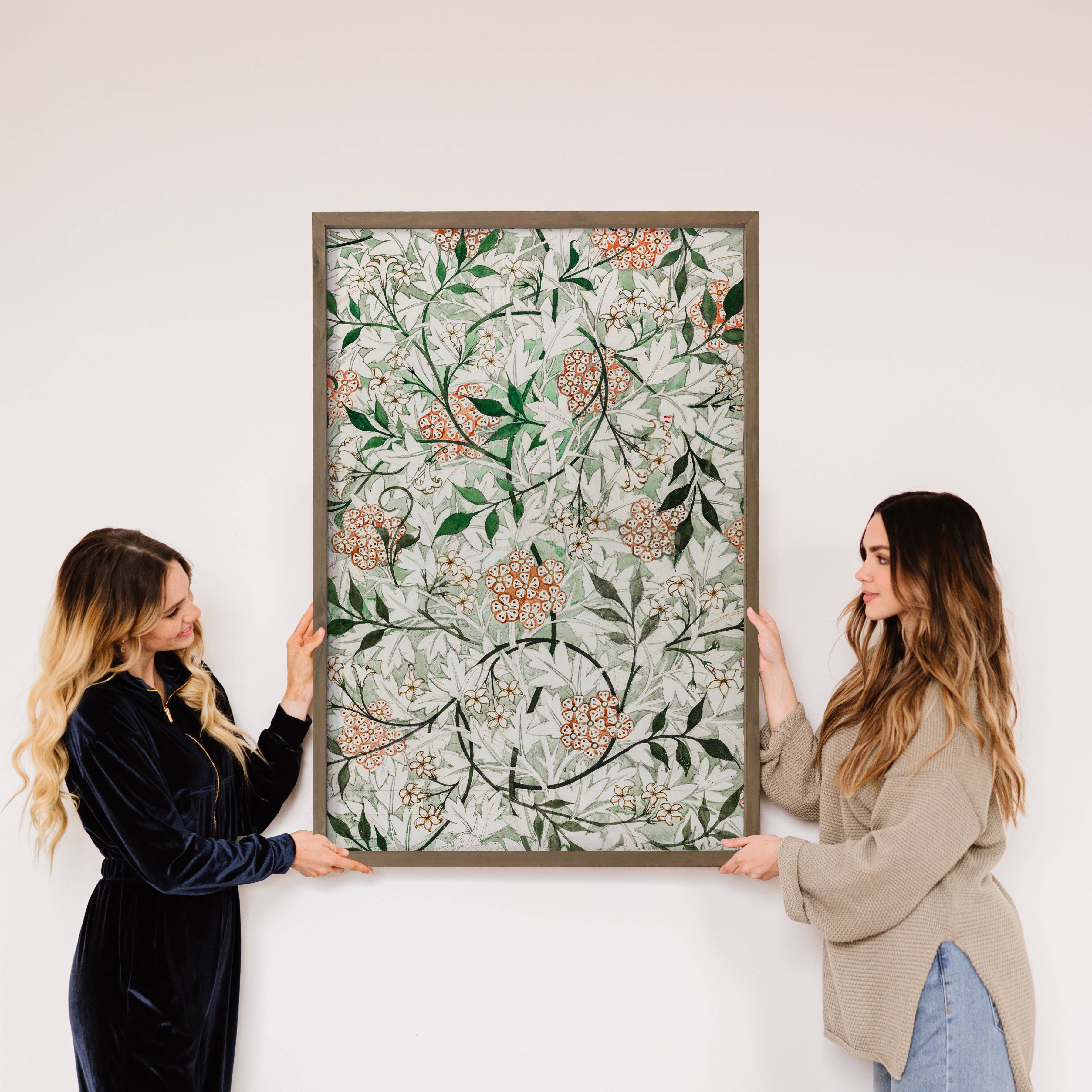 William Morris Jasmine Sketch - Framed Nature Art -