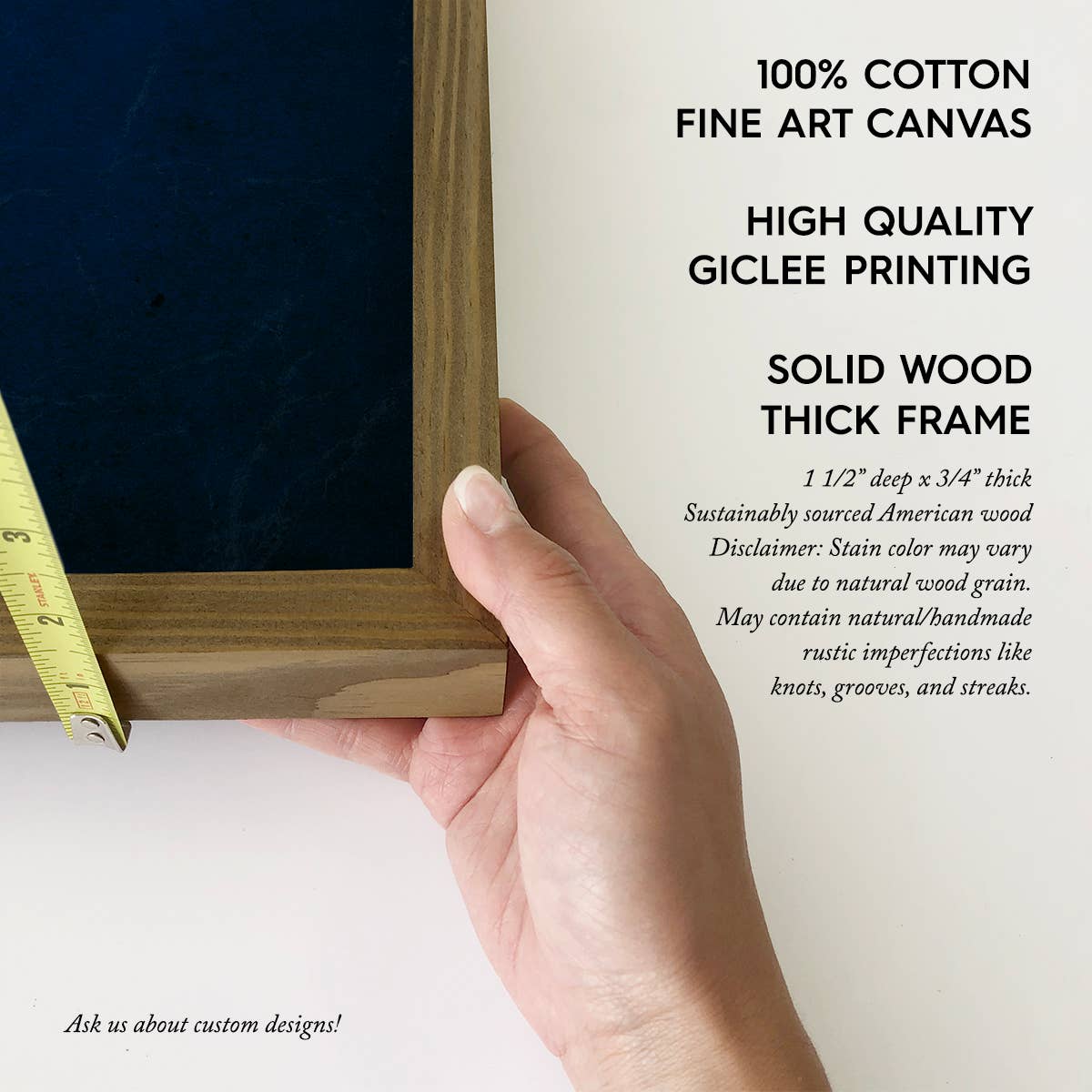 Kansas Vintage Flag - Any State Framed Canvas Art Wood Sign