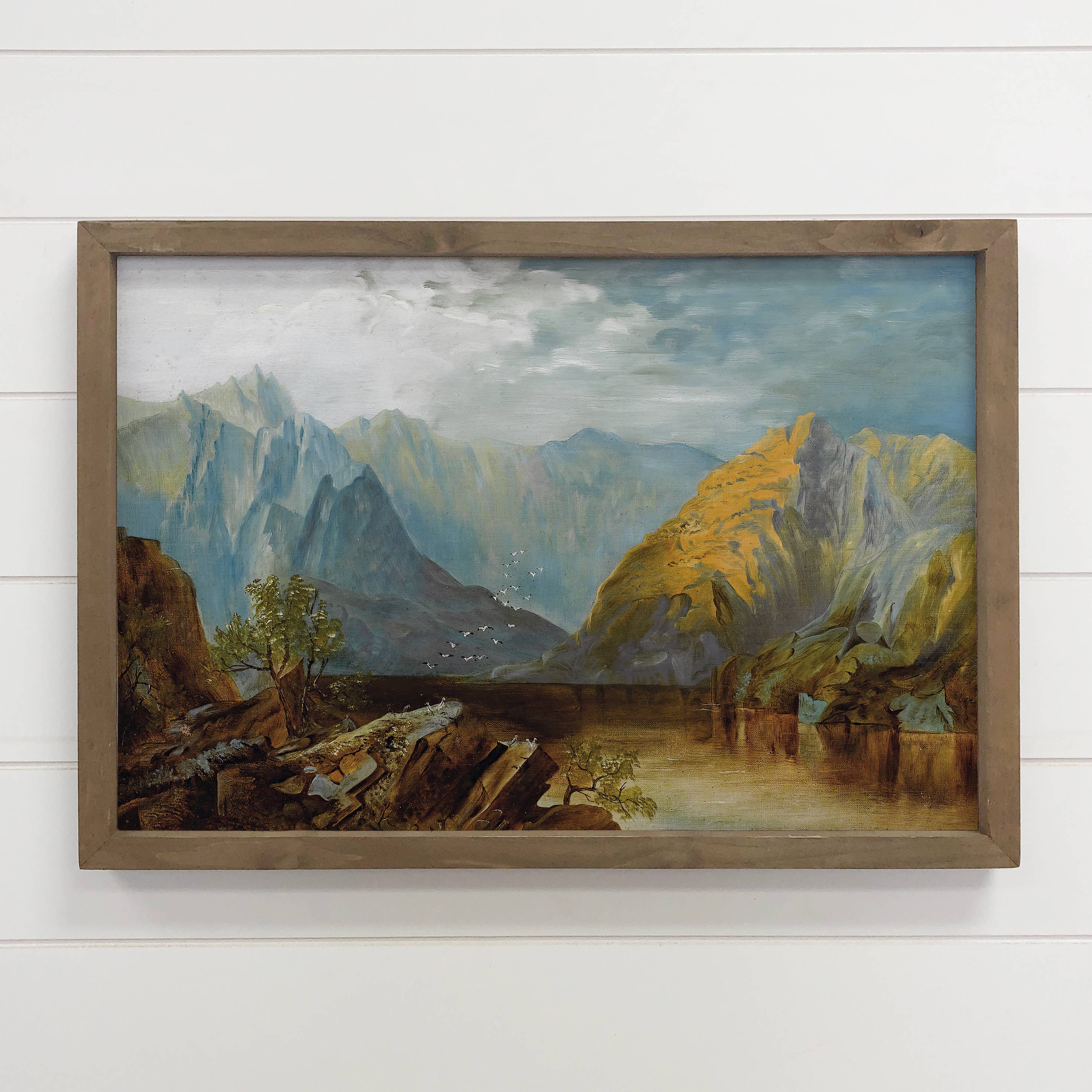 Weber River in Utah - Utah Landscape Canvas Art - Framed Art