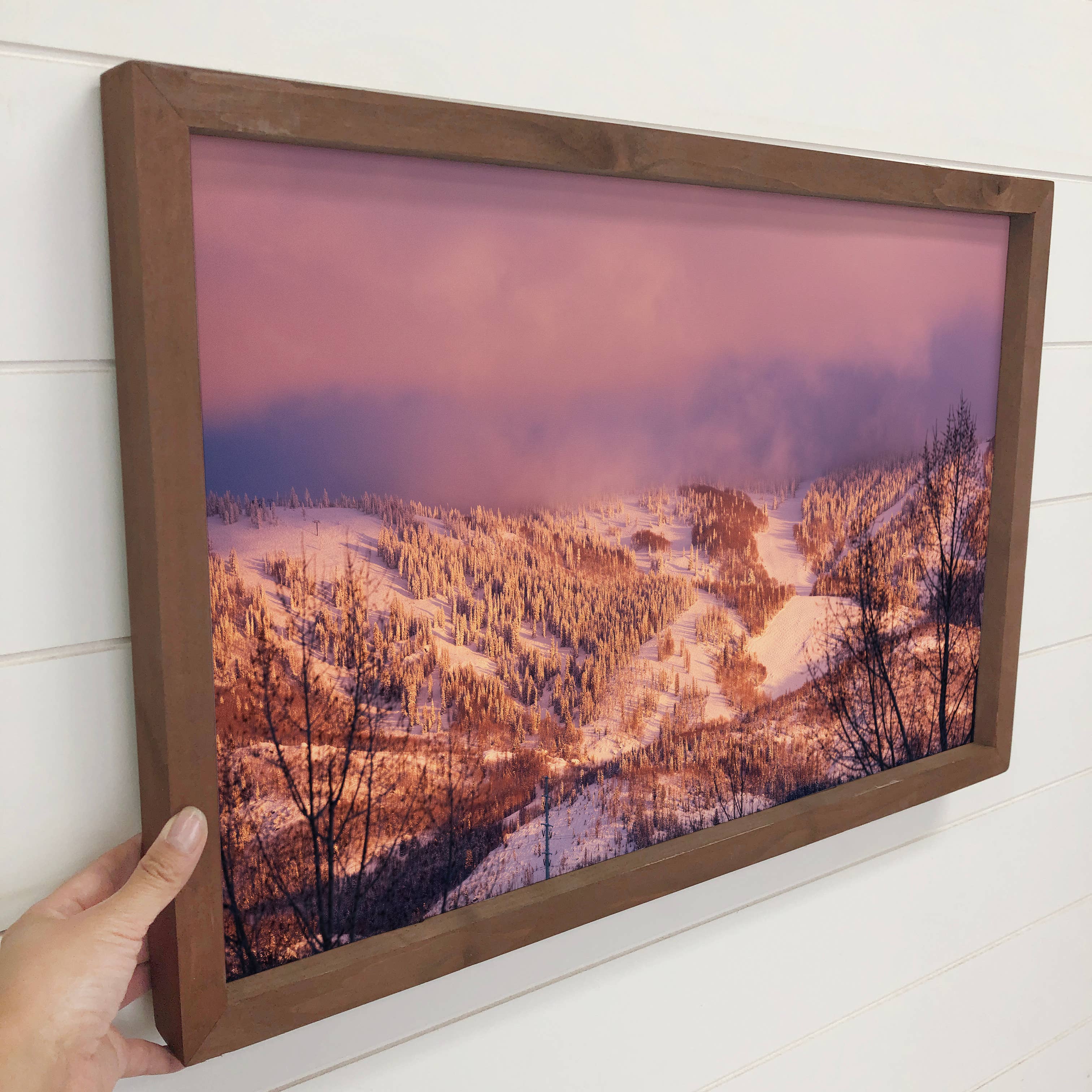 Steamboat Springs at Dusk - Mountain Landscape Canvas Art