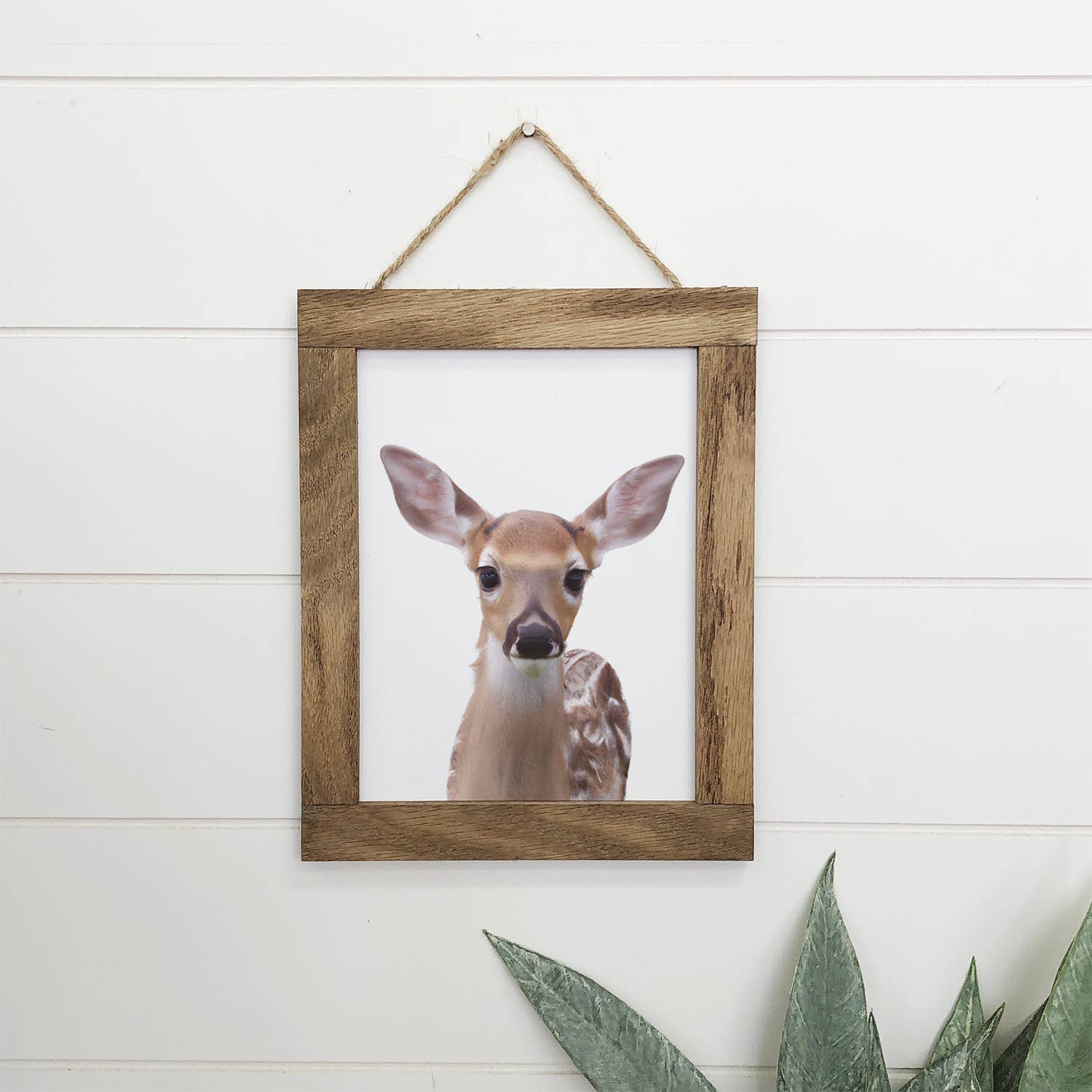 Baby Deer Fawn Wood Sign Cute Animal Wall Art