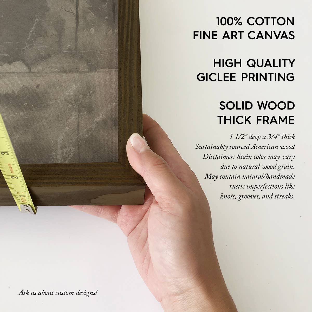 Custom Lake Welcome Gray - Lake House Wall Art - Wood Framed