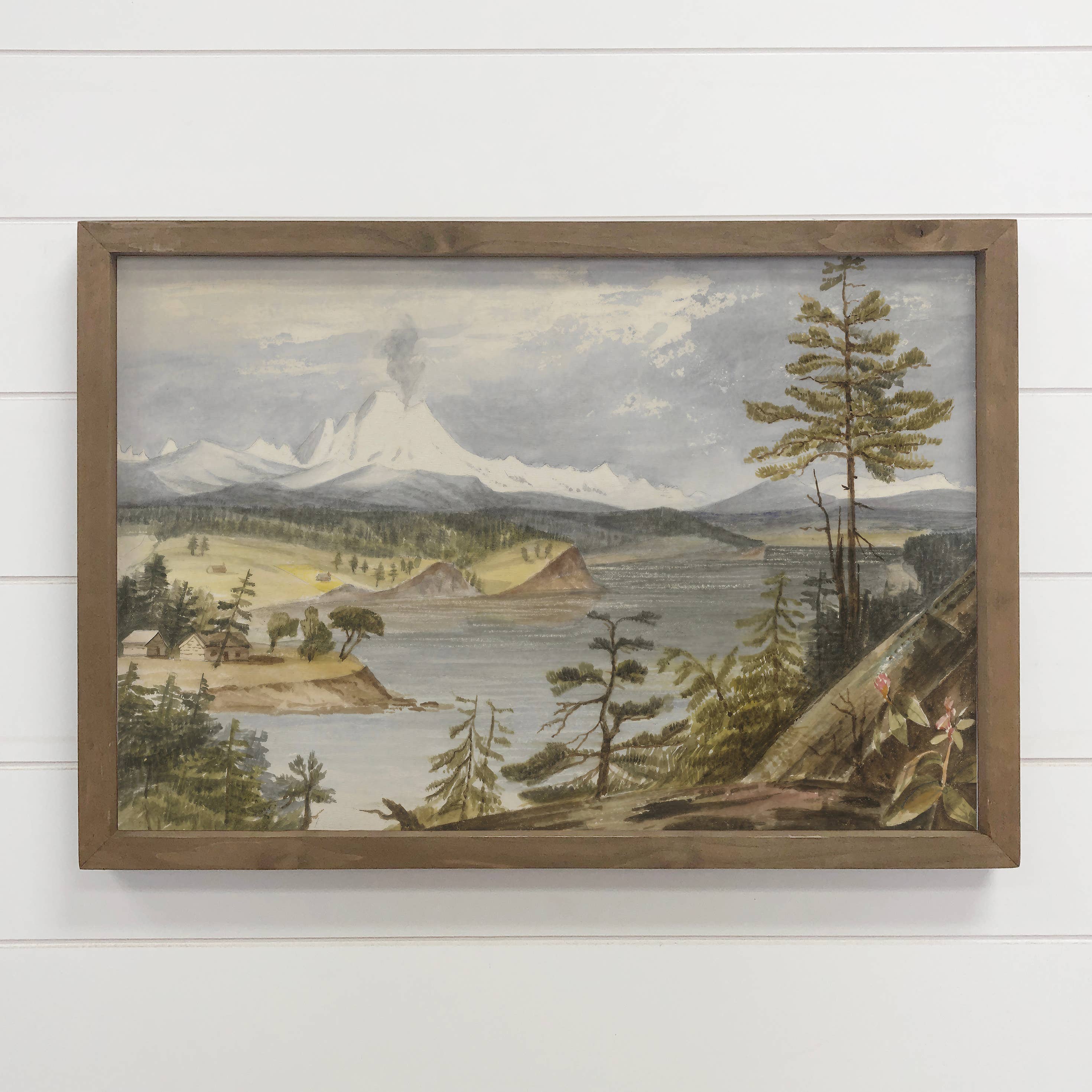 Whidbey Island Painting - Nature Landscape Canvas Art