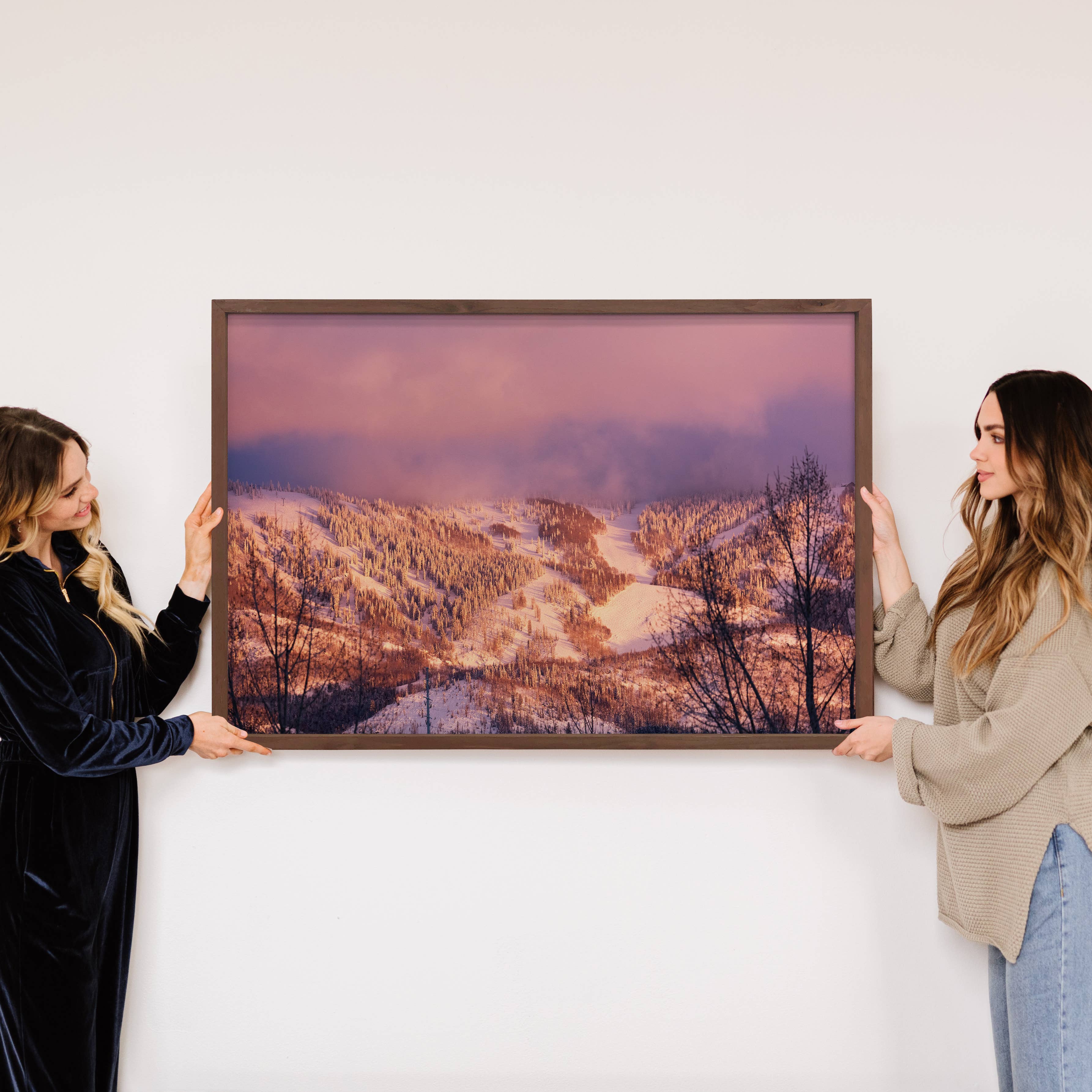 Steamboat Springs at Dusk - Mountain Landscape Canvas Art