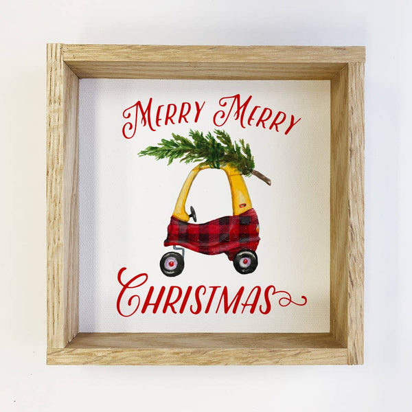 Baby Cooper Kids Christmas Tree Car Sign Room Decor