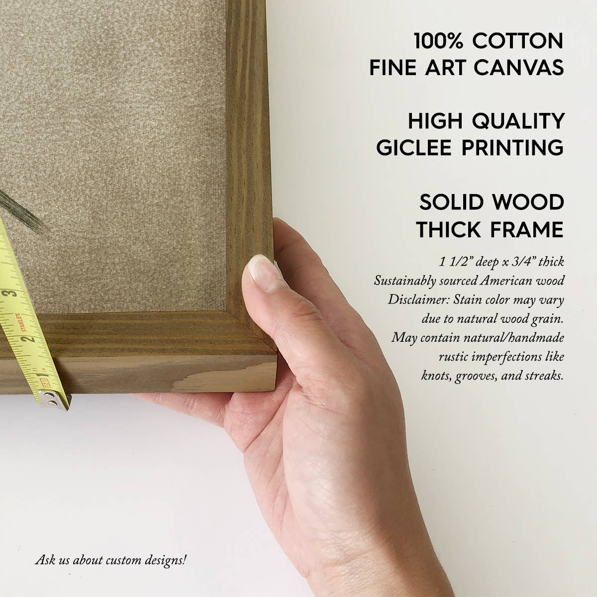 Snake and Blackberries - Snake Canvas Wall Art - Wood Framed