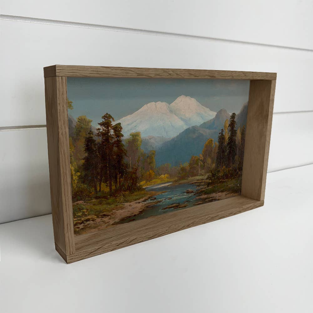 Mount Shasta California - Mountain Landscape Canvas Art