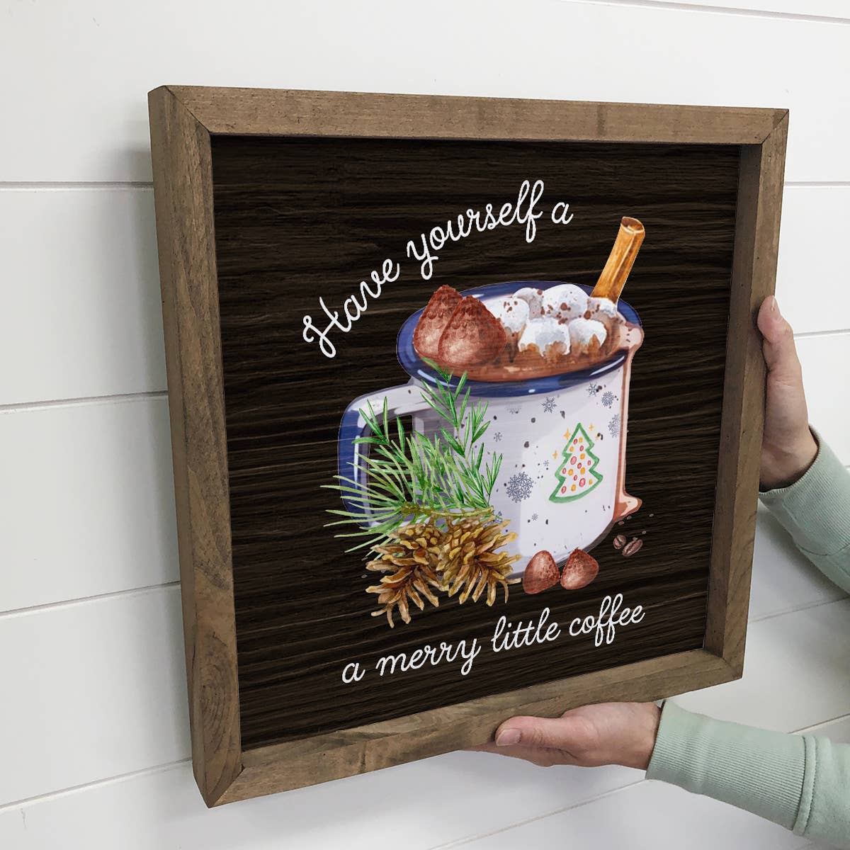 Have Yourself a Merry Little Coffee - Christmas Canvas Art