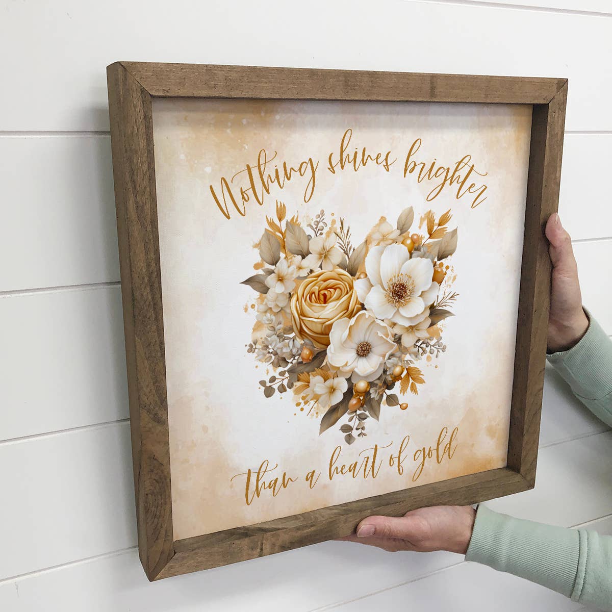 Nothing Shines Brighter Than a Heart of Gold - Inspiring Art