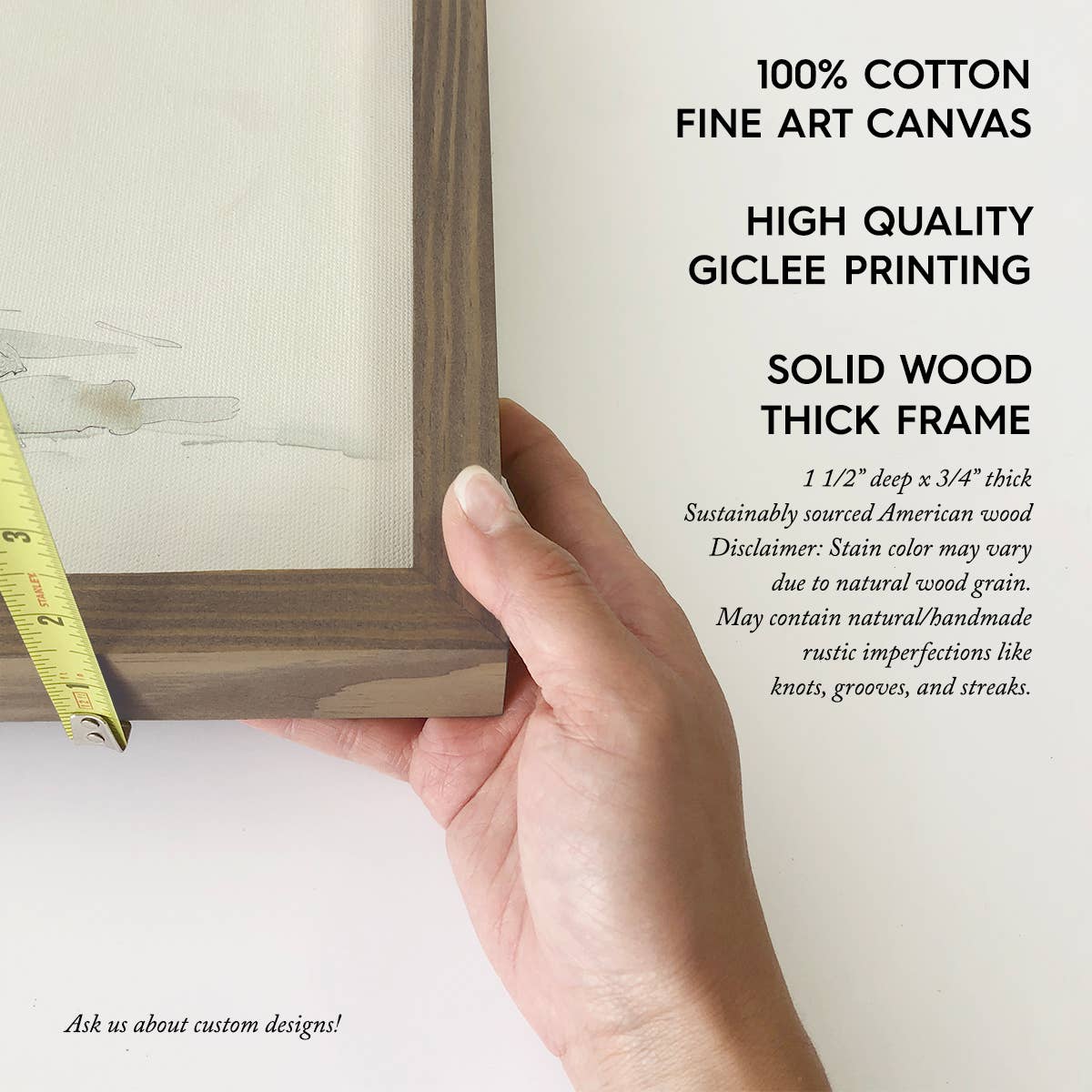 Blue Crane - Bird Canvas Wall Art - Wood Framed Wall Art