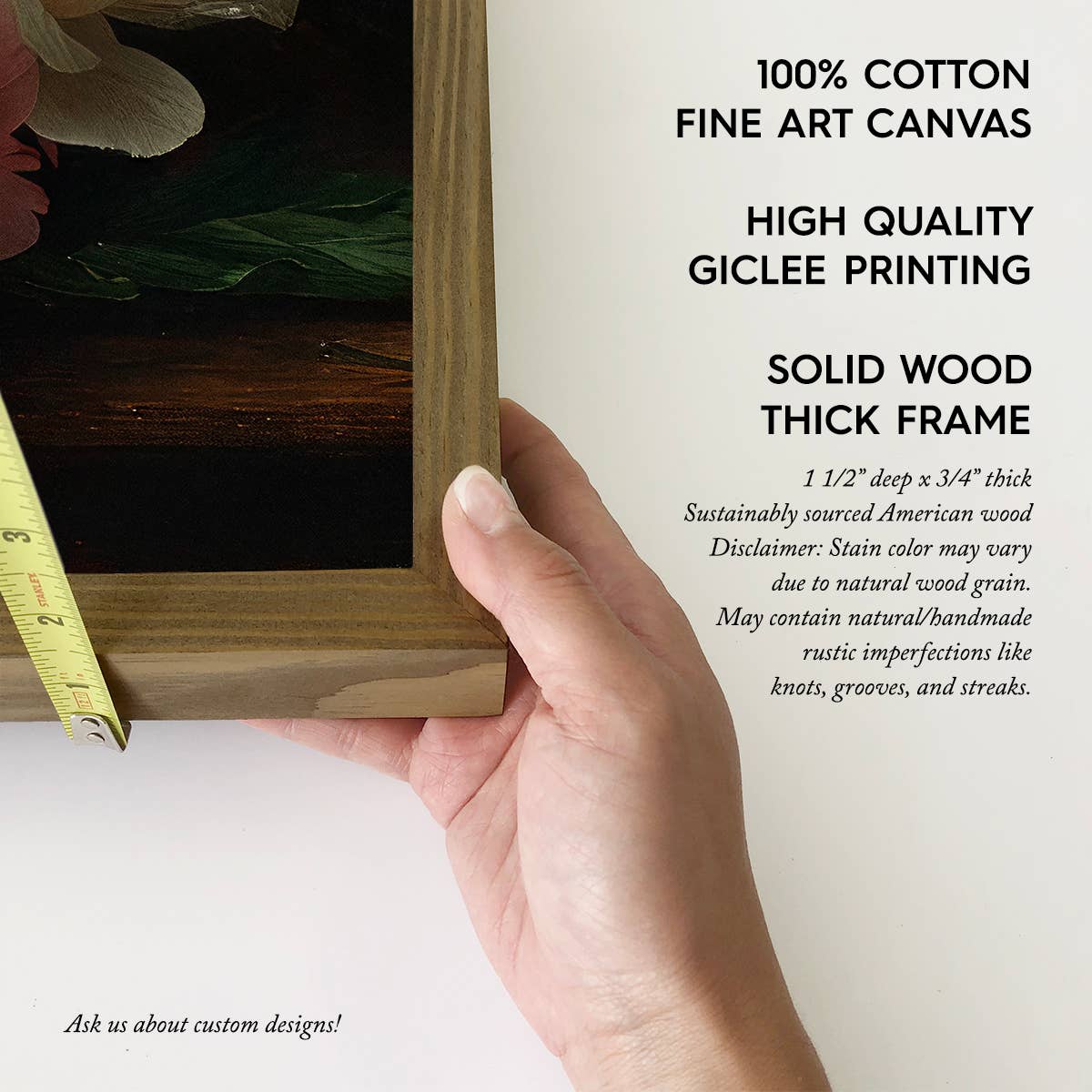 Skull with White & Pink Peonies - Skull and Flower Wall Art