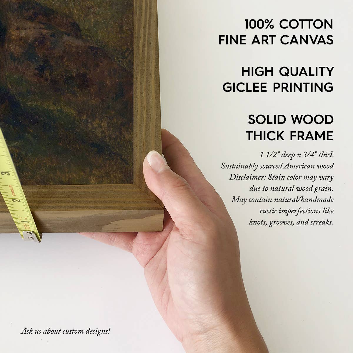 Woman in the Forest - Nature Canvas Art - Wood Framed Art