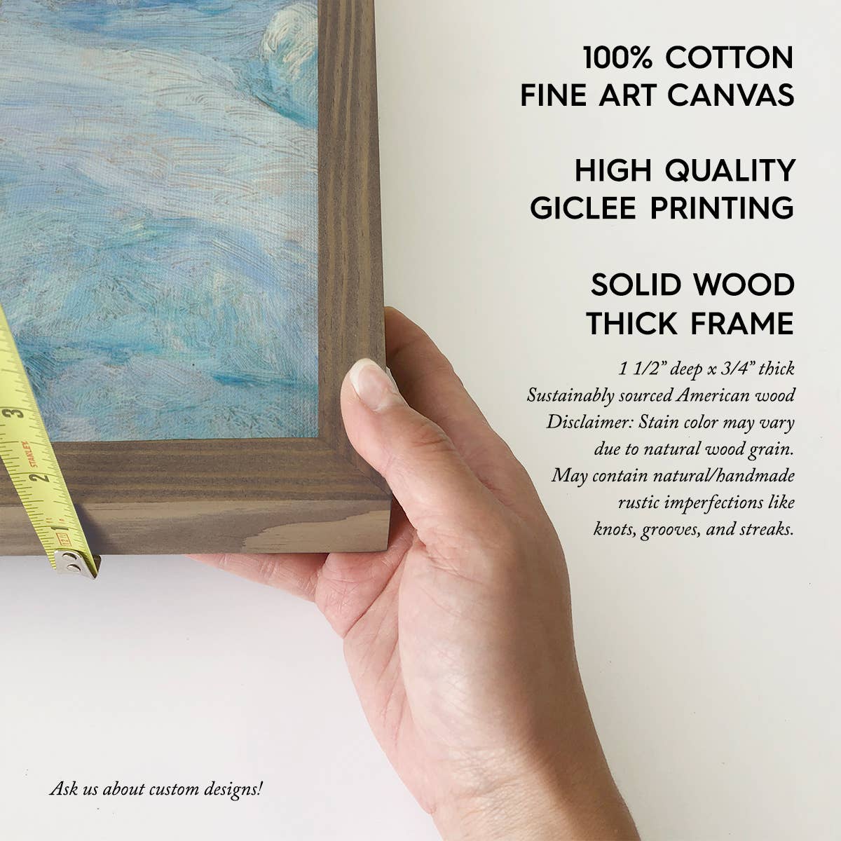 Three Polar Bears - Wildlife Canvas Art - Wood Framed Decor