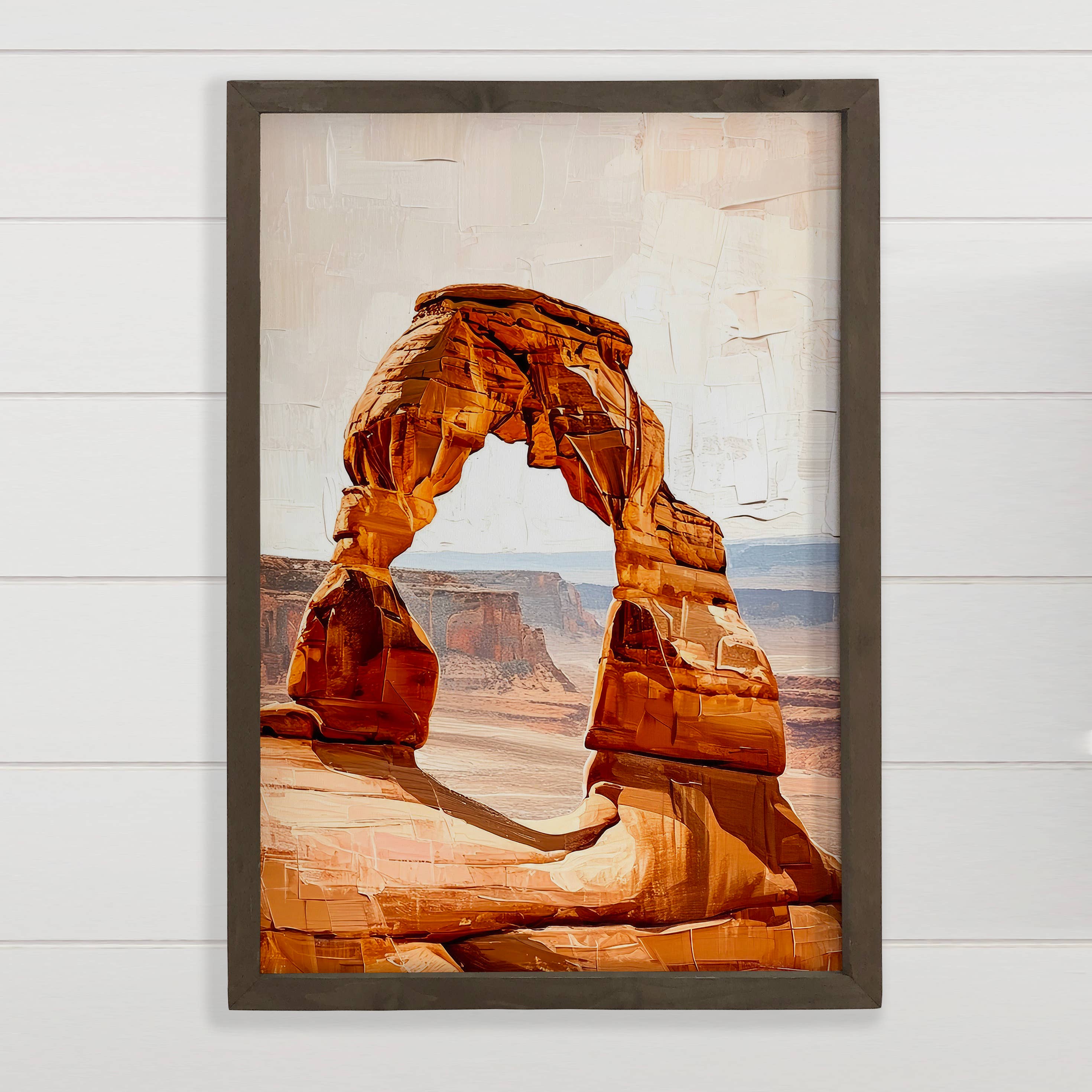 Delicate Arch Utah Redrocks - Landscape Canvas Art - Framed