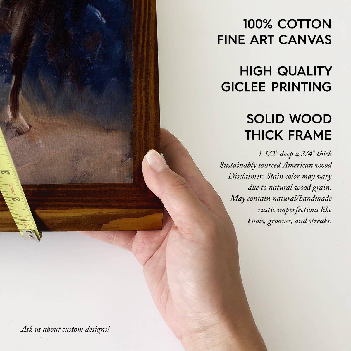 Horses Spanish Painting - Horse Canvas Art - Wood Framed
