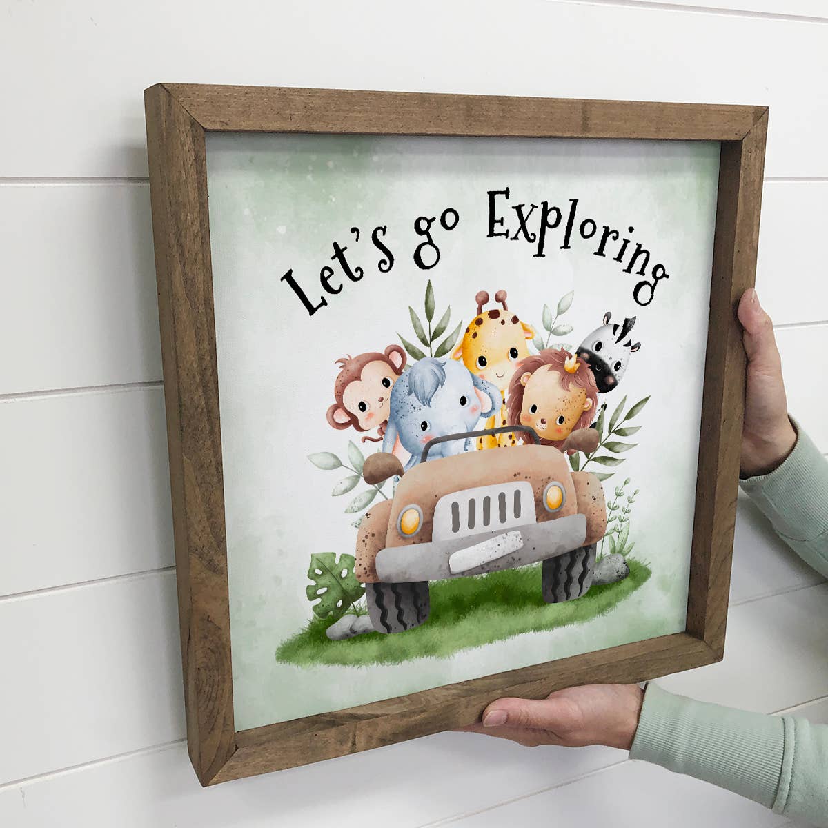 Let's Go Exploring Animals - Baby Jungle Animals - Nursery