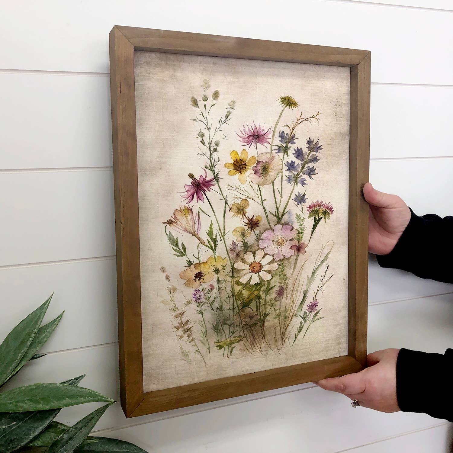 2nd Gathered Wildflowers II - Abstract Flower Painting Art