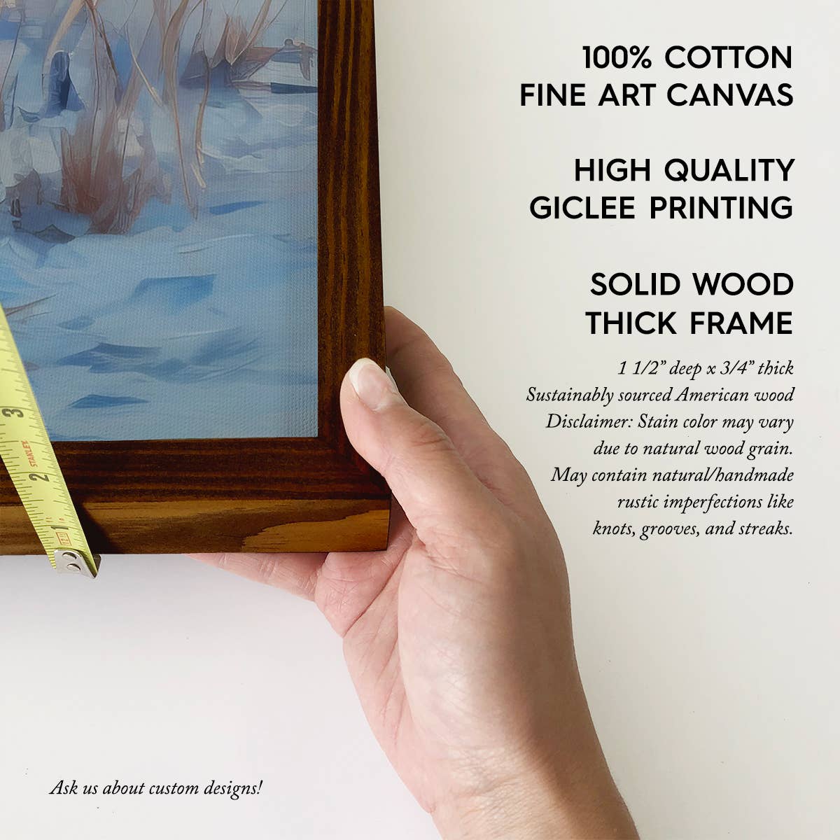 Winter River Sparkling Sunset - Winter Landscape Canvas Art