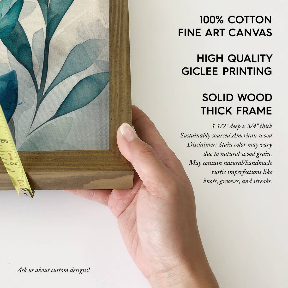 Bright Poppies - Spring Flower Canvas Art - Wood Framed Art