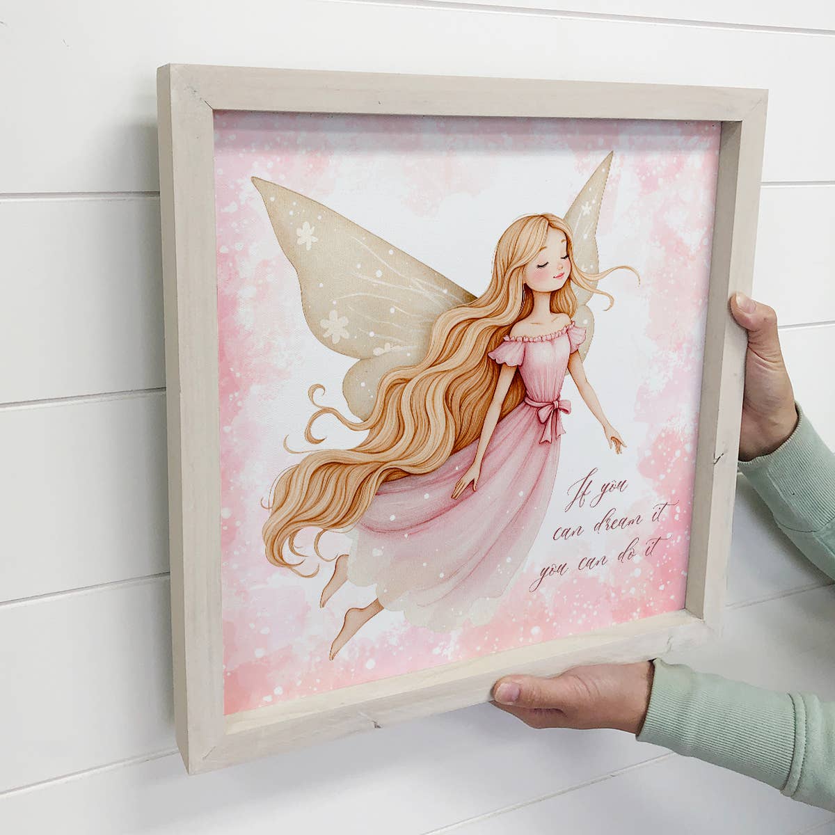 Fairy If You Can Dream It - Cute Fairy Canvas Art - Framed