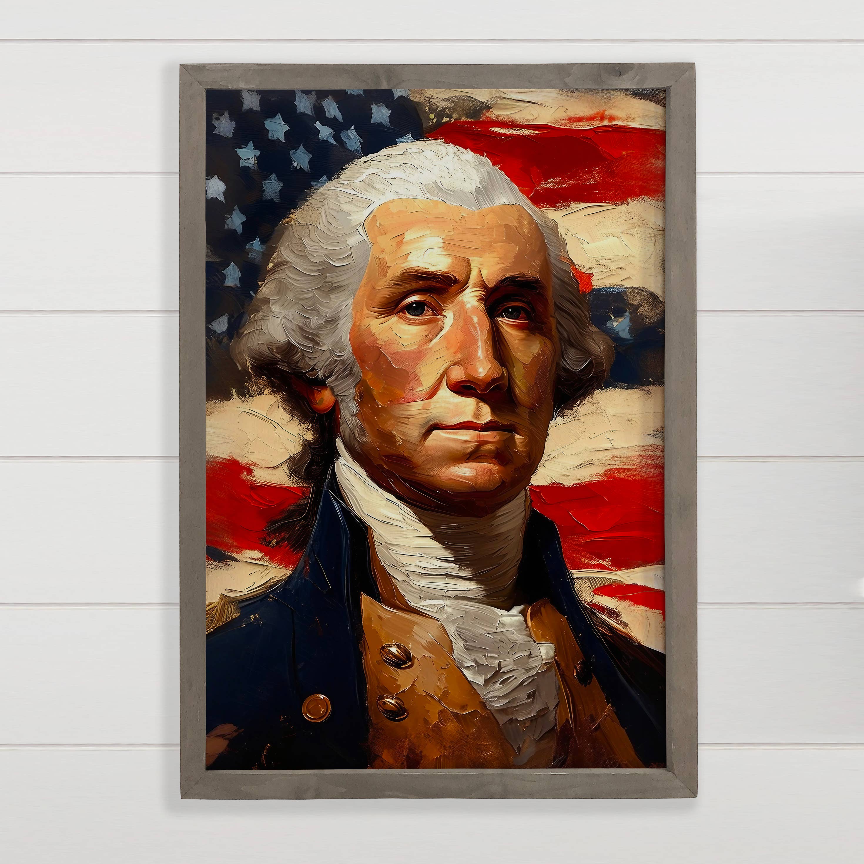Modern George Washington - American President Canvas Art
