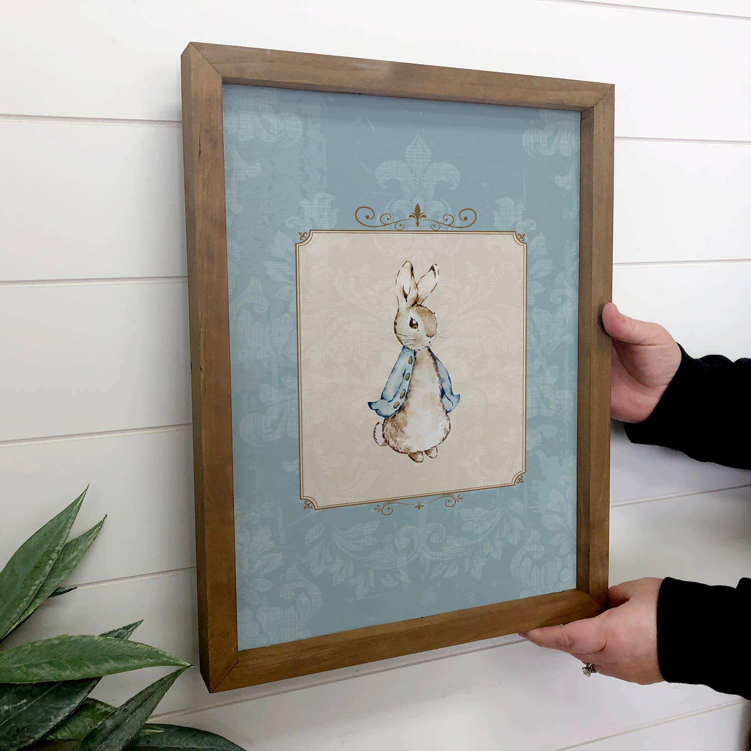 Peter Rabbit Vintage Border - Sweet Rabbit Canvas Art